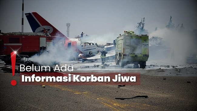 Serangan Rudal Israel ke Pesawat Jamaah Haji Yaman: Hancur Lebur