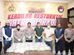 Polres Sumenep Serahkan 35 Kg Sabu Temuan Nelayan ke Polda Jatim