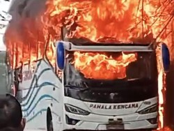 Ini Dugaan Bus Pahala Kencana Ludes Terbakar di Bangkalan