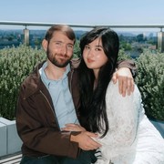 Stephanie Poetri Pakai Kebaya Simple saat Pernikahannya Los Angeles