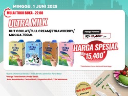 Wow! Beli Susu Kotak Jumbo di Transmart Hanya Rp 15 Ribuan