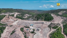 Kementerian PU: Progres Pembangunan Bendungan Mbay di NTT Capai 80,69%