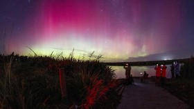 FOTO: Keindahan Langit Malam Selandia Baru Bermandikan Cahaya Aurora