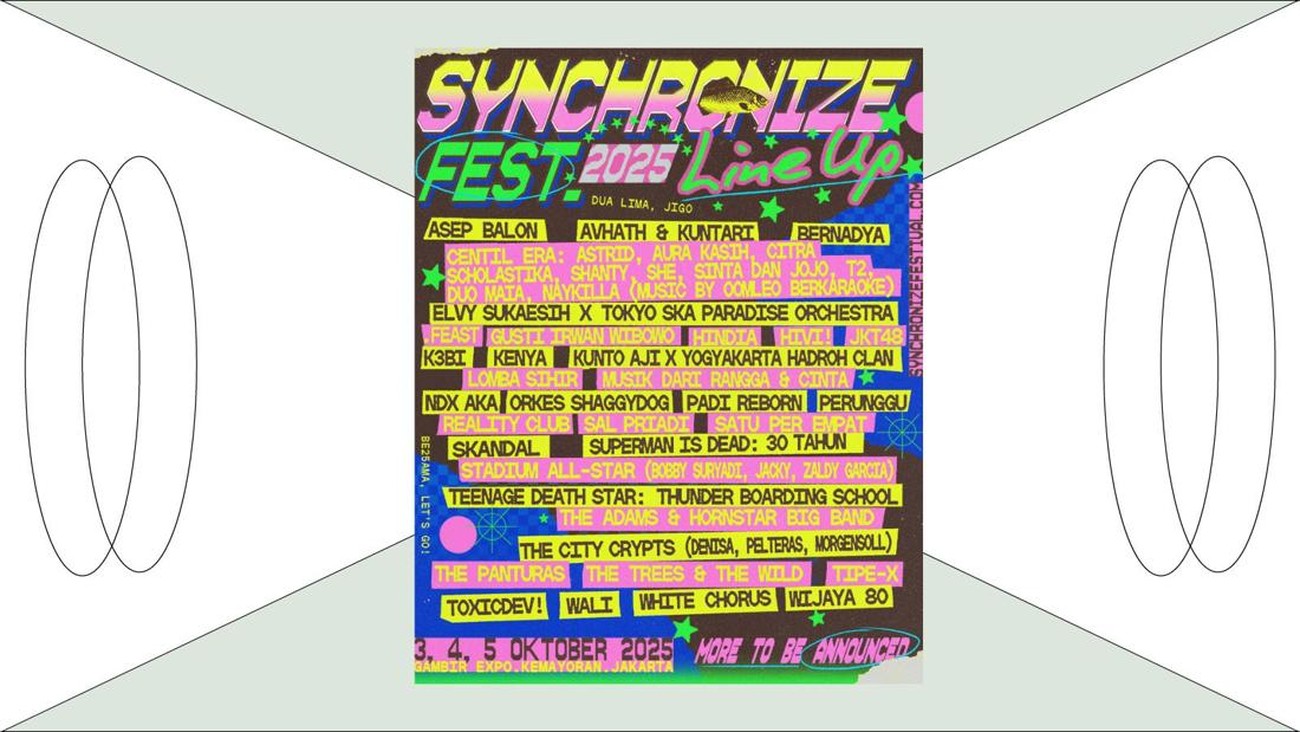 Dari Avhath x Kuntari sampai Stadium All Star, Synchronize Festival 2025 Umumkan Sederet Penampil Istimewa