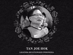Legenda Bulutangkis Indonesia Tan Joe Hok Tutup Usia