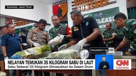 VIDEO: Nelayan Temukan 35 Kilogram Sabu Di Laut