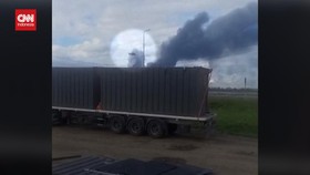 VIDEO: Penampakan Taktik Jaring Laba-laba Ukraina Bom Pesawat Rusia