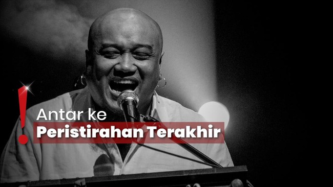 Personel Band Ungu Hadiri Pemakaman Gatot Kies di TPU Penggilingan