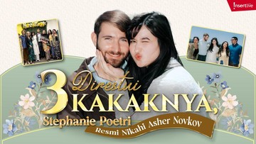 Direstui 3 Kakaknya, Stephanie Poetri Resmi Nikahi Asher Novkov Bloom