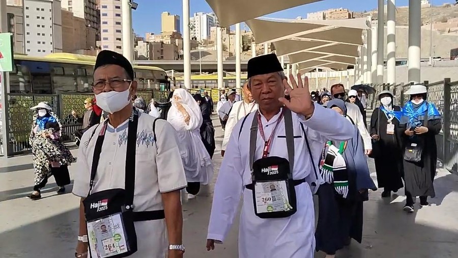 Jemaah haji Indonesia&period; &lpar;Haris&sol;detikcom&rpar;