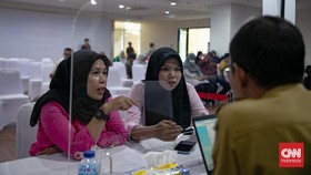 FOTO: Geliat Posko Informasi Seleksi Penerimaan Murid Baru