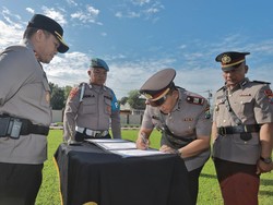 Pesan Kapolres Blitar Saat Sertijab Kasat hingga Kapolsek