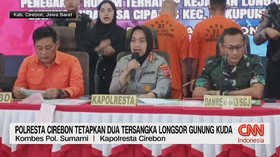 VIDEO: Polresta Cirebon Tetapkan Dua Tersangka Longsor Gunung Kuda