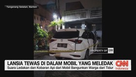 VIDEO: Lansia Tewas Di Dalam Mobil Yang Meledak