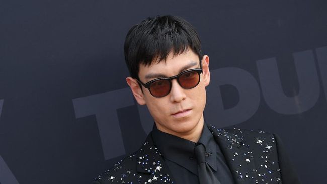 South Korean singer T.O.P attends "Netflix TUDUM 2025: The Live Event" at the Kia Forum in Inglewood, California, on May 31, 2025. (Photo by Michael Tran / AFP)
