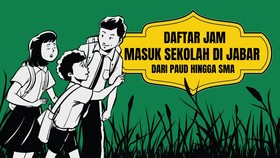 INFOGRAFIS: Daftar Jam Belajar Sekolah PAUD-SMA di Jabar Era Demul