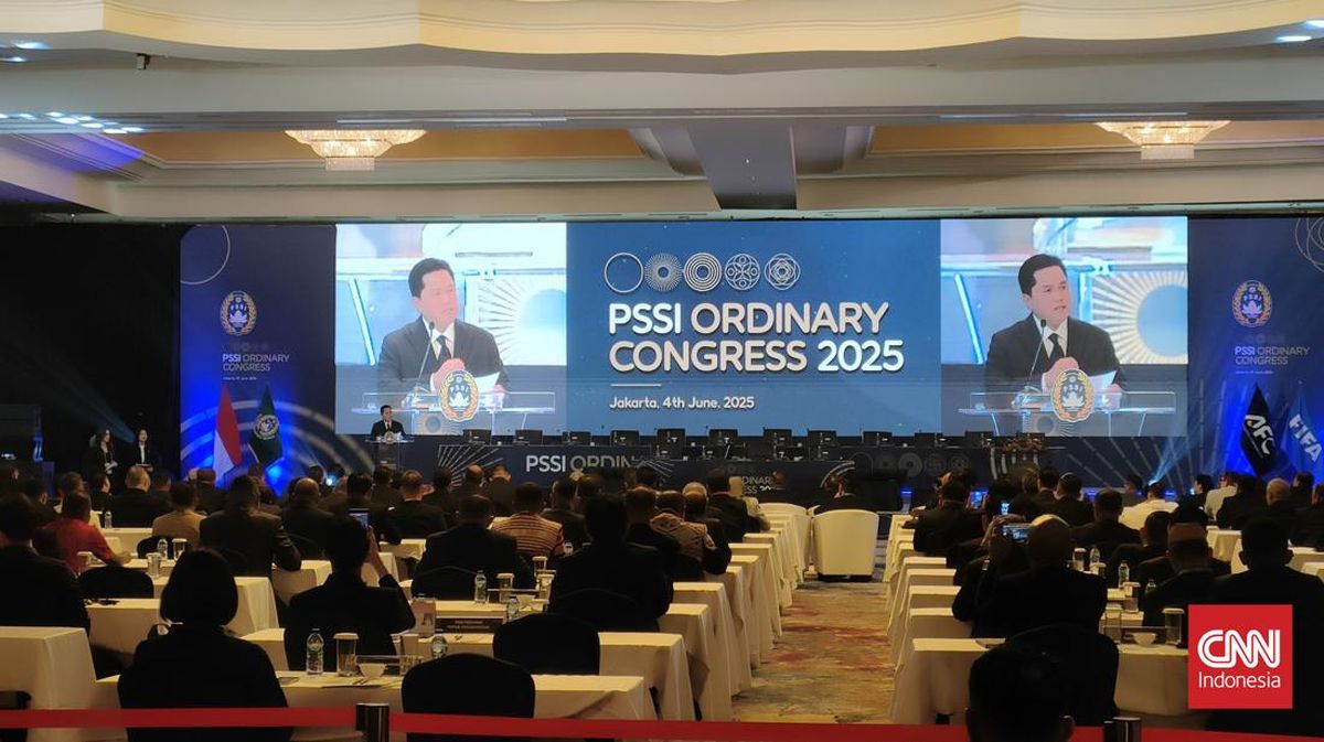 Kongres PSSI 2025 Resmi Dibuka, Erick Serukan Bangkit