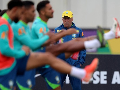 Ide Gila Ancelotti, Brasil Pakai 4 Penyerang Lawan Chile 