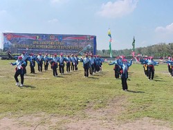 Tari 7 Kebiasaan Anak Indonesia Tandai Penutupan TMMD Ke-124 di Lamongan