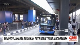 VIDEO: Pemprov Jakarta Resmikan Rute Baru Transjabodetabek