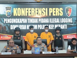 Nahkoda dan ABK Kapal Pembawa Kayu Ilegal di Meranti Riau Jadi Tersangka