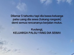 Kisah Lamaran Viral, Terbongkar Calon Suami Bawa Keluarga Sewaan