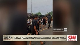 VIDEO: Terduga Pelaku Pembunuhan Babak Belur Dihakimi Warga