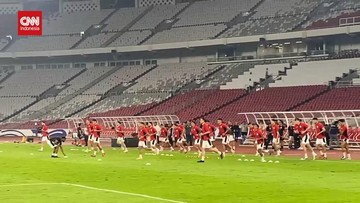 Update Eksklusif Olahraga CNN : VIDEO: Timnas Indonesia Lakoni Latihan Terakhir Jelang Lawan China