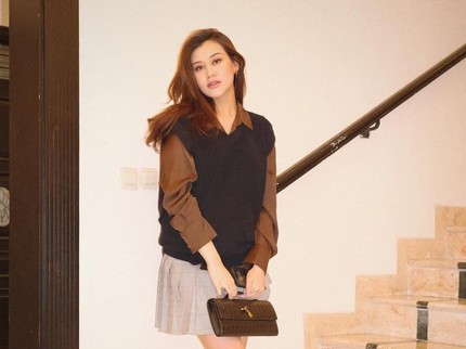 5 Potret OOTD Aaliyah Massaid, Semakin Stylish Jelang Persalinan Anak Pertama
