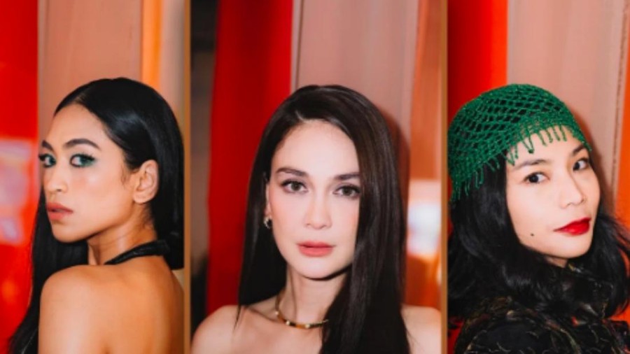 Taskya Namya&comma; Luna Maya&comma; dan Shareefa Danish