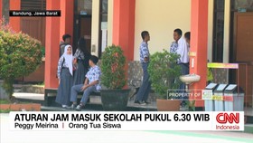 VIDEO: Aturan Jam Masuk Sekolah Pukul 6.30 WIB