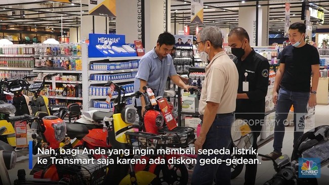 Dijamin Murah! Harga Sepeda Listrik Cuma Segini di Transmart