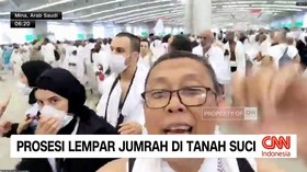 VIDEO: Prosesi Lempar Jumrah di Tanah Suci