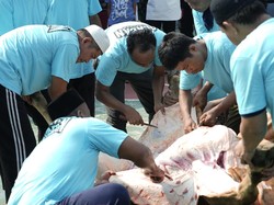 Lapas Cipinang Terima 10 Sapi-14 Kambing, Dirjenpas: Warga Binaan Nikmati Kurban