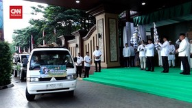 VIDEO: Mabes Polri Serah Terima Ribuan Hewan Kurban Iduladha