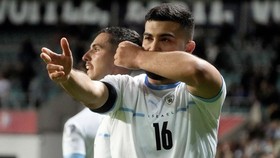 FOTO: Momen Pemain Muslim Israel Cetak Gol di Kualifikasi Piala Dunia
