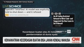 VIDEO: Kekhawatiran Kecerdasan Buatan Bisa Lawan Kendali Manusia
