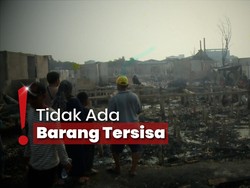 Kondisi Korban Kebakaran Kapuk Muara Penjaringan saat Idul Adha