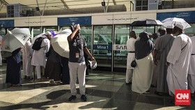 FOTO: Menjajal Kereta Listrik Al-Mashaer Selama Masa Haji