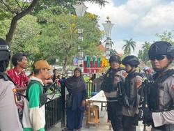 Long Weekend, Tim Raga Polda Riau Keliling Kota Patroli Objek Wisata