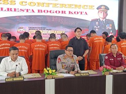 Polresta Bogor Tangkap 56 Tersangka Narkoba hingga Miras Selama 2 Bulan