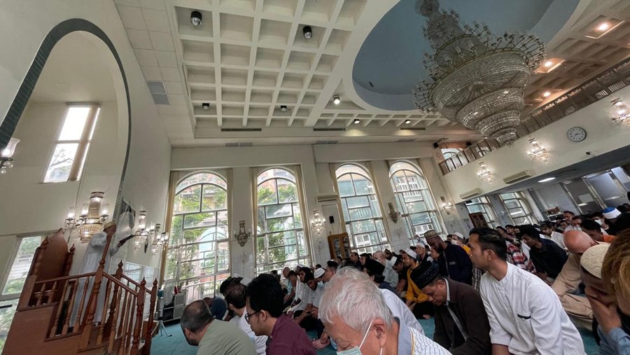 Salat Idul Adha 2025 di Masjid Kota Kaohsiung&comma; salah satu masjid terbesar di Taiwan&period;