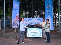 Le Minerale Salurkan Hewan Kurban & Santuni 2.000 Anak Yatim di Istiqlal