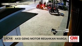 VIDEO: Aksi Geng Motor Resahkan Warga