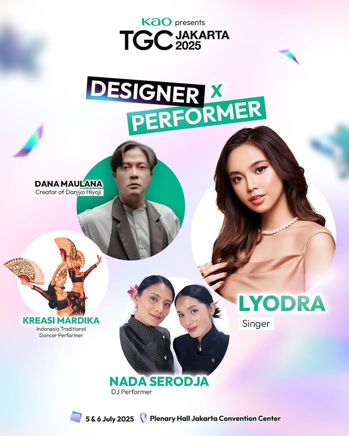 Designer x Performer Dana Maulana x Lyodra di KAO presents TGC Jakarta 2025