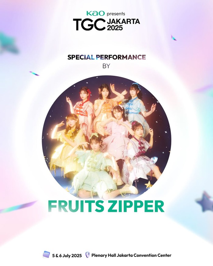 Fruits Zipper akan memeriahkan KAO presents TGC Jakarta 2025