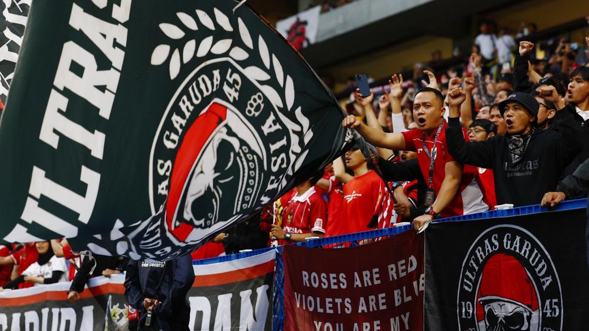 Timnas Indonesia Tertinggal, Suporter Garuda Tetap Lantang Bernyanyi