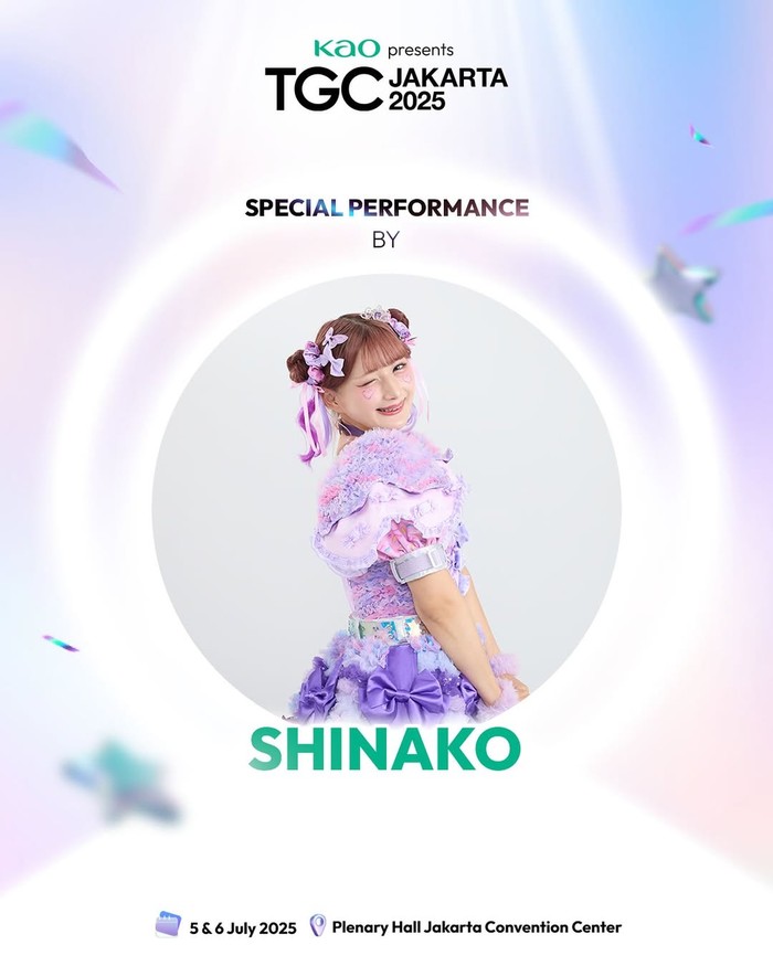 Shinako akan memeriahkan KAO presents TGC Jakarta 2025