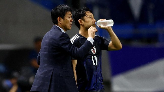 Bungkam Indonesia Setengah Lusin, Jepang Mau Berbenah Pelatih timnas Jepang Hajime Moriyasu tidak mau terlena dengan kemenangan besar anak asuhnya atas Indonesia pada Kualifikasi Piala Dunia 2026.