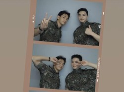 V BTS Bagikan Foto Berotot bareng Song Kang, Fans Langsung Heboh